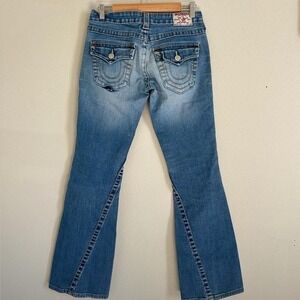 Tell Me Lies Lucy True Religion‎ Boot Leg Joey SuperT Jean Low Rise Size 29x32